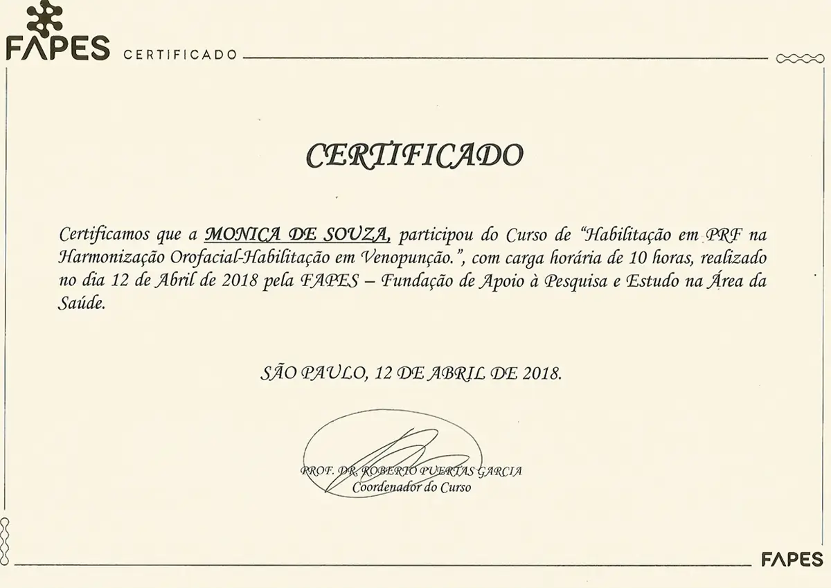 18 - Certificado